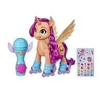 My Little Pony: A New Generation Movie Sing 'N Skate Sunny Starscout - Interactive 22.5-cm Remote Control Toy with 50 Reactions, Lights