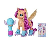 My Little Pony: A New Generation - Sunny Starscout Canta y Patina - Juguete Interactivo de 22,5 cm, a Control Remoto, 50 reacciones y Luces
