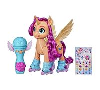 My Little Pony: A New Generation Sunny Starscout Chante en Rollers - Juguete de 22,5 cm con 50 reacciones, luces, versión francesa, multicolor
