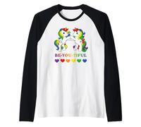 My Little Pony Be-You-Tiful Classic Rainbow Ponys Camiseta Manga Raglan