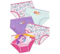 My Little Pony Bragas Niña, Pack De 5 Braga Culotte Niña, Bragas De Algodon para Ninas, Multicolore 6-7 años