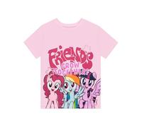 My Little Pony Camiseta Niña, Top con Niña Estrellas Brillantes 2-3 Años