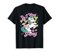 My Little Pony Christmas All I Want Is A Pony Vintage Poster Camiseta