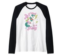 My Little Pony Christmas All I Want Is A Pony Vintage Poster Camiseta Manga Raglan