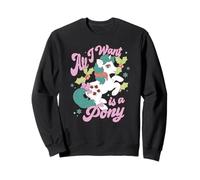 My Little Pony Christmas All I Want Is A Pony Vintage Poster Sudadera