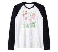 My Little Pony Christmas Vintage Cute Ponies Collage Camiseta Manga Raglan