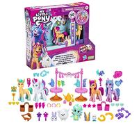My Little Pony: Deja tu Huella - Fiesta en la bahía - Juguete con 4 Figuras de Ponis y Accesorios - A Partir de 5 años