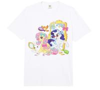 My Little Pony: Friendship Is Magic Fluttershy and Rarity Comfort Colors Adult Heavyweight T-Shirt