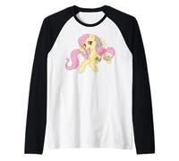 My Little Pony: Friendship Is Magic Fluttershy Cute Jewelry Camiseta Manga Raglan