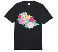 My Little Pony: Friendship Is Magic Fluttershy with Flowers Comfort Colors Adult Heavyweight T-Shirt