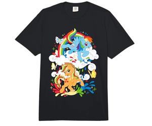My Little Pony: Friendship Is Magic Fun Duo Rainbow Painting Comfort Colors Adult Heavyweight T-Shirt