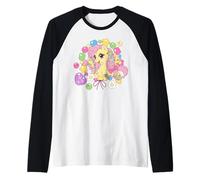 My Little Pony: Friendship Is Magic Hair Beads Fluttershy Camiseta Manga Raglan