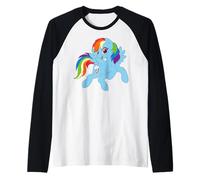 My Little Pony: Friendship Is Magic Rainbow Dash Soaring Sky Camiseta Manga Raglan