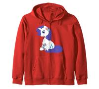 My Little Pony: Friendship Is Magic Rarity Cute Jewelry Pose Sudadera con Capucha