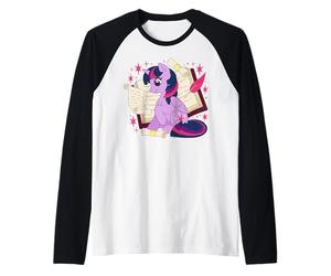 My Little Pony: Friendship Is Magic Twilight Sparkle Reading Camiseta Manga Raglan