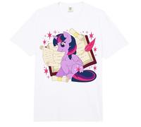 My Little Pony: Friendship Is Magic Twilight Sparkle Reading Comfort Colors Adult Heavyweight T-Shirt