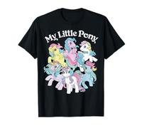 My Little Pony Group Shot of Six Ponies Classic Vintage Camiseta