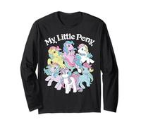 My Little Pony Group Shot of Six Ponies Classic Vintage Manga Larga