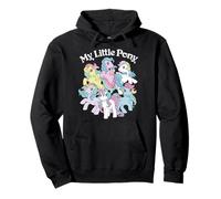 My Little Pony Group Shot of Six Ponies Classic Vintage Sudadera con Capucha