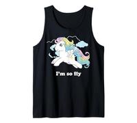My Little Pony I'm So Fly Rainbow Mane Ponie Flys In Clouds Camiseta sin Mangas