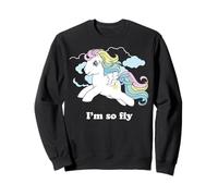 My Little Pony I'm So Fly Rainbow Mane Ponie Flys In Clouds Sudadera