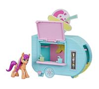 My Little Pony Juguetes Sunny Starscout Camión de Batidos - Figuras pequeñas de Poni Cascos al corazón
