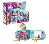 My Little Pony Juguetes Sunny Starscout Camión de Batidos - Figuras pequeñas de Poni Cascos al corazón