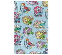 My Little Pony MLP Pop Art Pattern Manta súper Suave con Tacto Sedoso - 91 x 147 cm