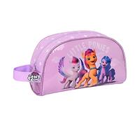 My Little Pony - Neceser Grande Niña 812235824, Neceser Infantil, Adaptable a Carro, Ideal para Niños de 5 a 14 Años, Cómodo y Versátil, 26x16x9 cm, Color Violeta