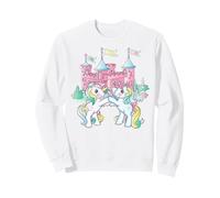 My Little Pony Ponies Pose Together Infront of Pink Castle Sudadera