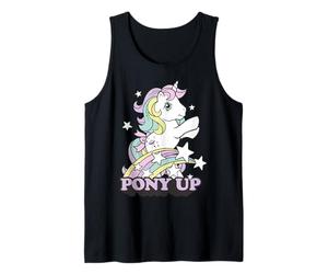 My Little Pony Pony Up Prancing Unicorn Rainbow and Stars Camiseta sin Mangas
