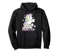 My Little Pony Pony Up Prancing Unicorn Rainbow and Stars Sudadera con Capucha