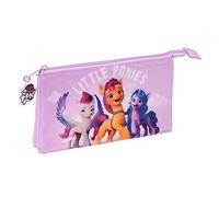 Safta Estuche escolar My Little Pony lila 22 x 12 x 3 cm