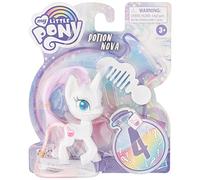My Little Pony Potion Nova Potion Pony Figure -- 3" White Pony Toy with Brushable Hair, Comb, & 4 Surprise Accessories
