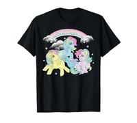 My Little Pony Rainbow Stars and Cloud Banner Trio of Ponies Camiseta