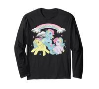 My Little Pony Rainbow Stars and Cloud Banner Trio of Ponies Manga Larga