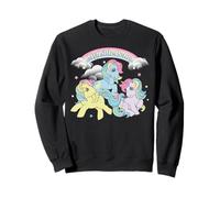 My Little Pony Rainbow Stars and Cloud Banner Trio of Ponies Sudadera
