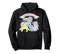 My Little Pony Rainbow Stars and Cloud Banner Trio of Ponies Sudadera con Capucha