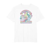 My Little Pony Retro Fan Club Original Rainbow Group Shot Camiseta, Hombre Tallas Grandes, Blanco, 6X Alto
