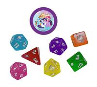 Renegade Game Studios | My Little Pony RPG Dice Set | Accesorio RPG para Juegos de rol de Mesa | Set de 8 Dados Temáticos con Iconos Personalizados | 1+ Jugadores