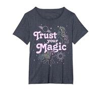 My Little Pony Trust Your Magic Camiseta, Mujer Tallas Grandes, Azul Jaspeado, 1XL Grande