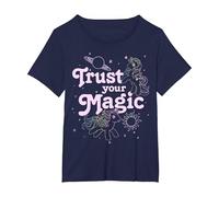 My Little Pony Trust Your Magic Camiseta, Mujer Tallas Grandes, Azul Marino, 1XL Grande