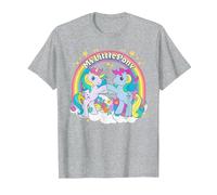 My Little Pony Unicorn Classic Fist Bump Camiseta, Hombre, Gris Jaspeado, XXL