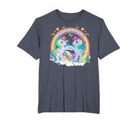 My Little Pony Unicorn Classic Fist Bump Camiseta, Hombre Tallas Grandes, Azul Jaspeado, 4X Alto