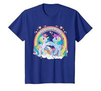 My Little Pony Unicorn Classic Fist Bump Camiseta, Niños, Azul Real, 8 años