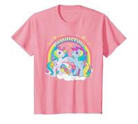 My Little Pony Unicorn Classic Fist Bump Camiseta, Niños, Rosado, 10 años