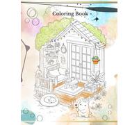 My little Rooms: Coloring Book: Malbuch mit 80 cozy Motiven / isometrische Motive und Figuren