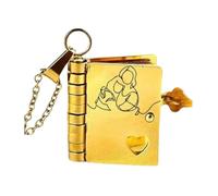 My Little Star - Collar de libro para nieta e hija, collares de oro y plata, cadena grabada con inicial para mujeres y niñas, talla única, Metal, Ojo de gato