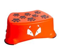 My Little Step - Zorro Taburete infantil antideslizante - paso de aprendizaje para niños, Ideal para que los más pequeños lleguen al inodoro y al lavabo.