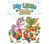 My Little Zoo: Simple Animal Coloring Pages for Little Hands: Animal Coloring Book for Adults and Kids, Bold and Easy Designs for Relaxation